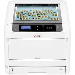 OKI C844dnw (Laser, Farbe), Drucker, Schwarz, Grau