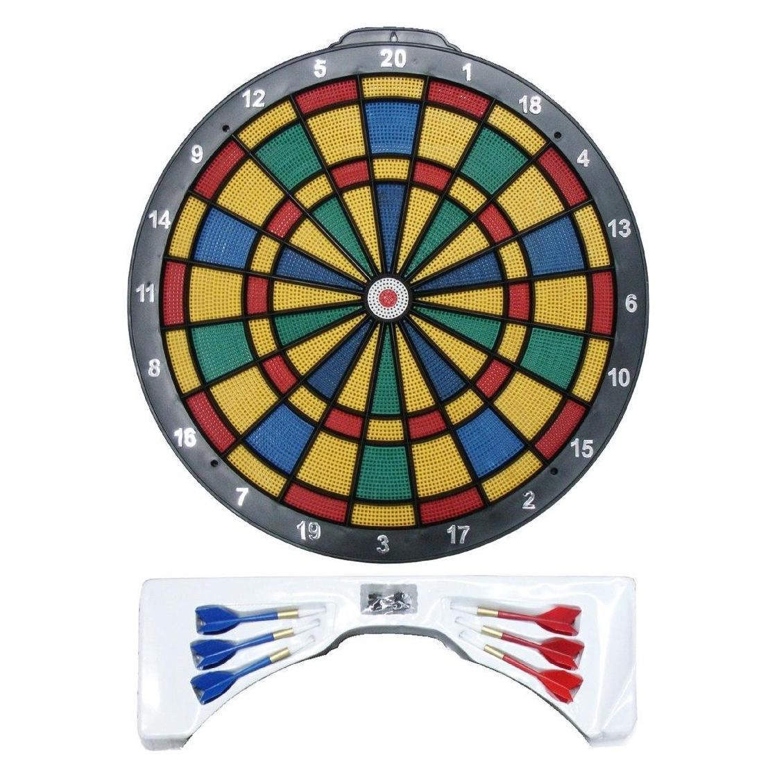 XQ Max Zestaw Tarcza Soft Perforowana Dart Gra w Rzutki Lotki KUBISPORT 36 cm (58017640)