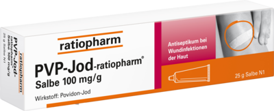 ratiopharm GmbH PVP-JOD-ratiopharm Salbe 25 g 07260425