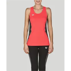 Arena, Damen, Sportshirt, Run (XS), Rot, Schwarz