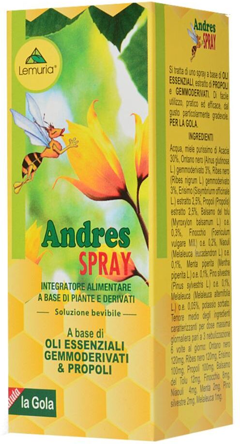 LEMURIA srl ANDRES SPR 30ML  LEMURIA