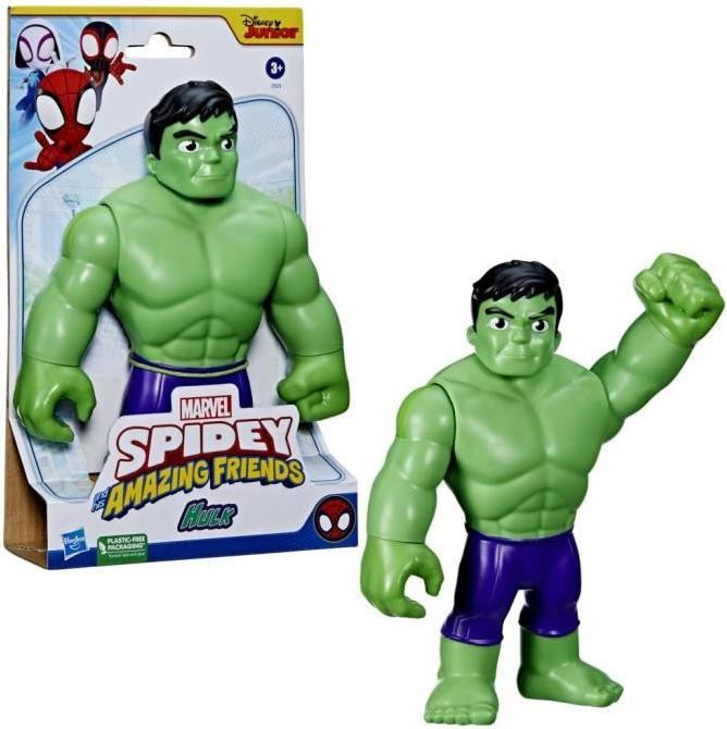 Hasbro Marvel Spidey en zijn Supervrienden Hulk actiefiguur, 22,5 cm