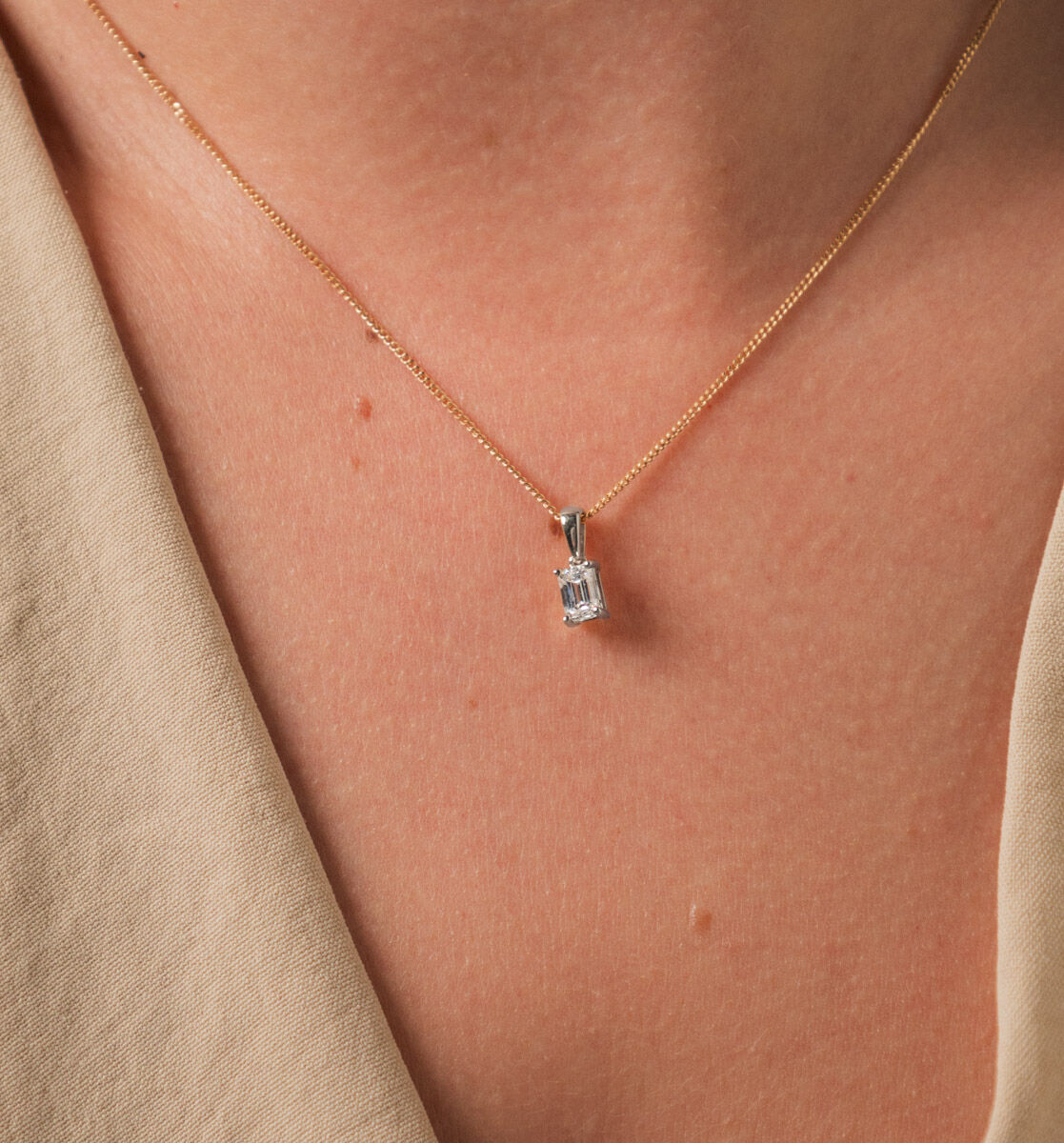 Midem Stockholm timanttiriipus 0,75ct valkokulta