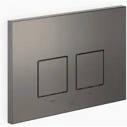 Dornbracht Betätigungsplatte für UP-Spülkasten, eckig, 12665980-99, Farbe: Dark Platinum matt