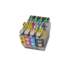 4x Tintenpatronen kompatibel f. DCP-J1800DW  ersetzt Brother LC-421XL und LC-421 Tintenpatronen