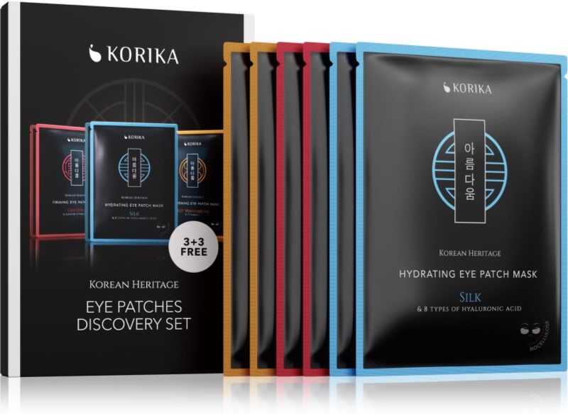 KORIKA Korean Heritage Eye Patches Discovery Set ensemble yeux