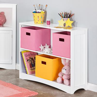 RiverRidge Home RiverRidge Kids Playroom Horizontal Toy Organizer Bookshelf with Open Storage Shelves