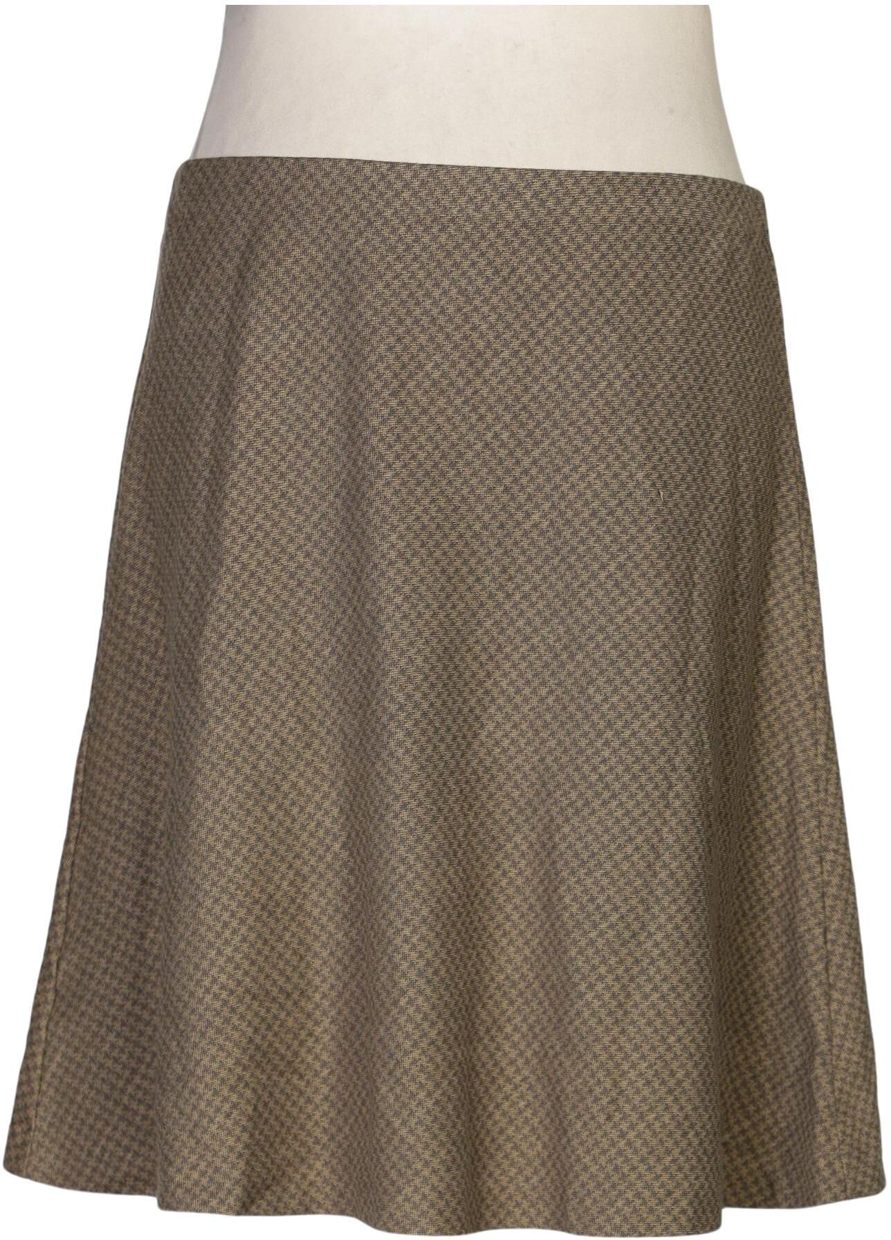 Grüne Erde Damen Rock, Beige, Gr. EU 44, Baumwolle - Second Hand