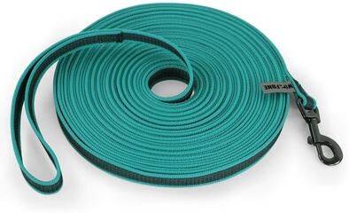 Inspired Living Freedom Glide Reflective Long Dog Leash For Training & Outdoor Walks green 1.5m