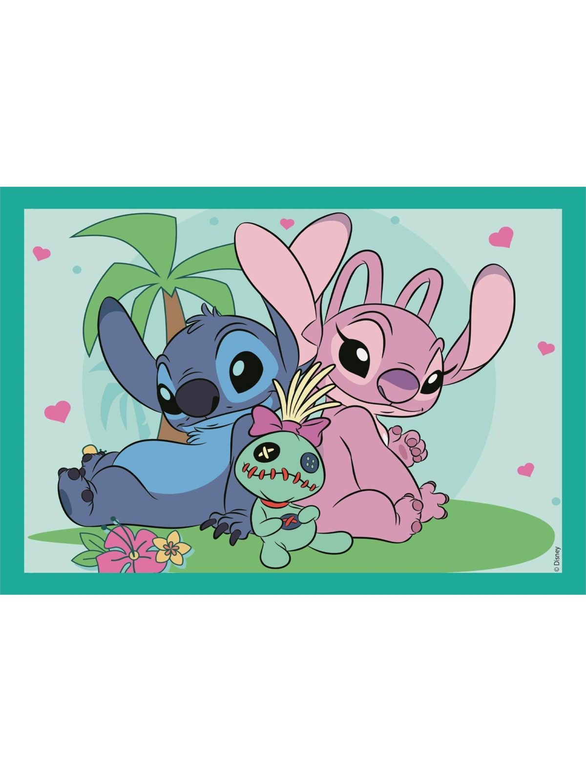 Clementoni Super Color Jigsaw Puzzle 4in1 Stitch 2D Puzzles