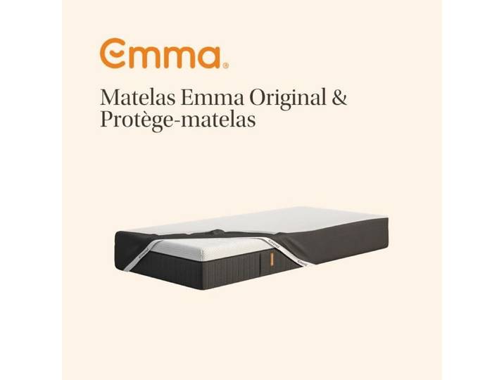 EMMA Matelas Original 90x200 + Protège-matelas Imperméable Emma 90x200