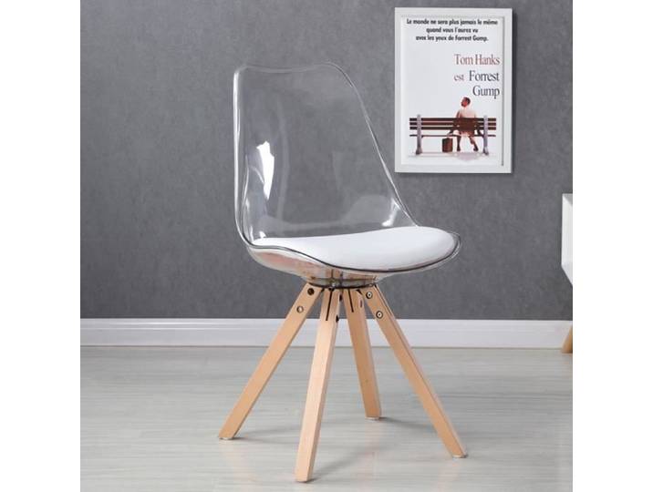 Chaise scandinave transparente - Helsinki - DESIGNETSAMAISON
