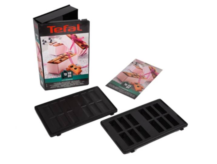 Tefal Snack Collection mini bars-plaat voor contactgrill Zwart