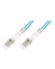 Assmann DIGITUS Professional Patch-Kabel LC Multi-Mode M bis M Glasfaser 50/125 Mikrometer OM3 halogenfrei Türkis (DK-2533-20/3)