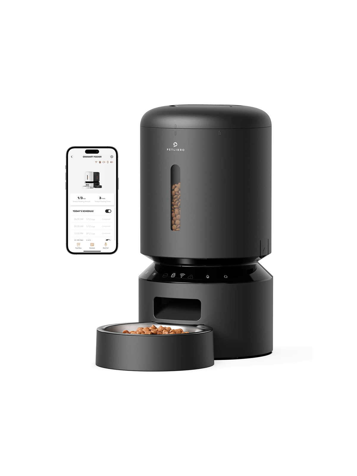 Petlibro Granary WLAN Futterspender 5L Schwarz
