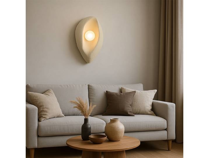 Lampe murale de style japonais Wabi Sabi, lampe murale design nordique, lampe de chevet pour chambre à coucher, lampe d'appoint pour salon, luminaire décoratif mural