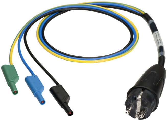 BENNING Adaptateur de mesure Schuko avec fiche 4 mm (044142)