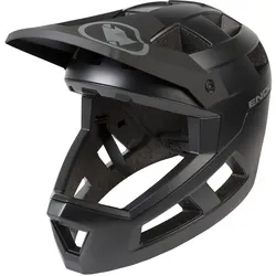 SingleTrack Full Face Helm,Schwarz,L-XL,Leichter - Schutz für die Trails