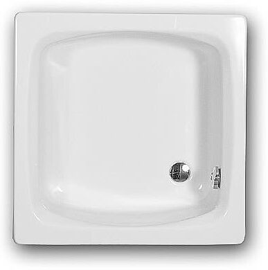 Caribia Shower 80x28 Shower tray 80,x 80 cm Deep