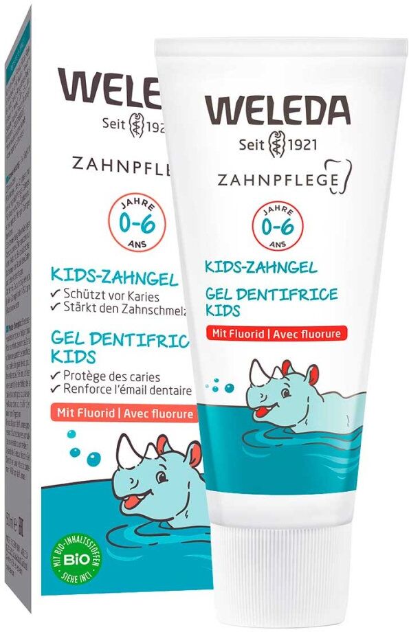 Weleda Kids-Zahngel mit Fluorid, Kinder 0-6 Jahre 50ml