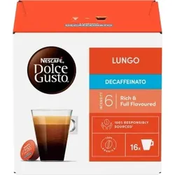 96 Kaffeekapseln Nescafé Dolce Gusto LUNGO DECAFFEINATO Entkoffeiniert