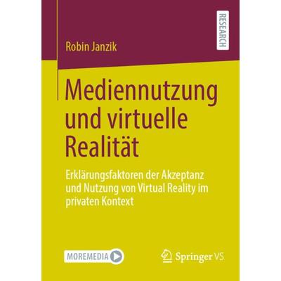 Mediennutzung und virtuelle Realität, Taschenbuch von Robin Janzik, Springer Fachmedien Wiesbaden GmbH, 978-3-658-37223-1
