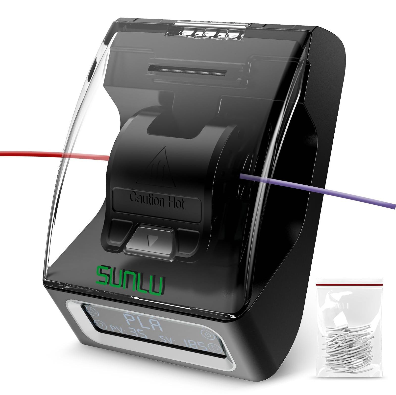 Selius Filament Connector en Filament Splicer met 200 stuks PTFE Sleeves voor 1.75mm 3D-printer Filament