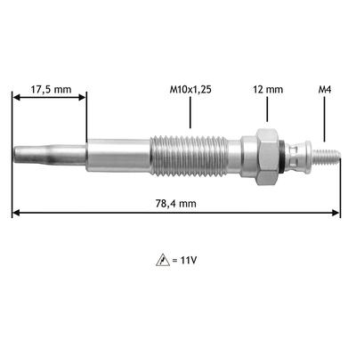 VALEO Glühkerze 345214 für PROTON