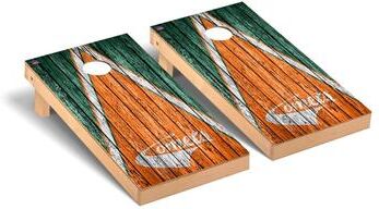 Skip's Garage Texas Dallas UTD Comets Weathered Cornhole Board Set