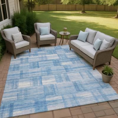 Addison Rugs Machine Washable Indoor/ Outdoor Solid Hatches Chantille Rug