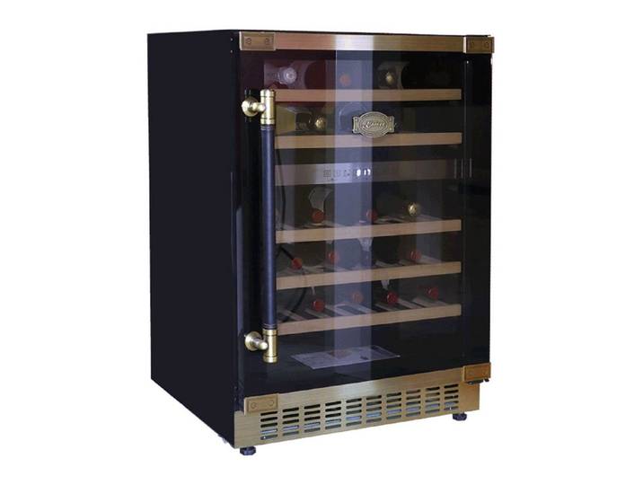 Kaiser Küchengeräte Weinkühlschrank K 64750 AD, 145l 46 Weinflachen 2 Klimazonen Freistehend, für 46 Standardflaschen á 0,75l