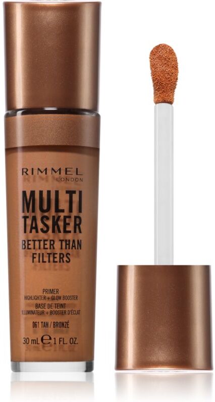 Rimmel Multi-Tasker Better Than Filters brightening makeup primer to even out skin tone shade 061 Tan 30 ml