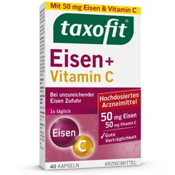 Taxofit Eisen+vitamin C Kapseln 40 St