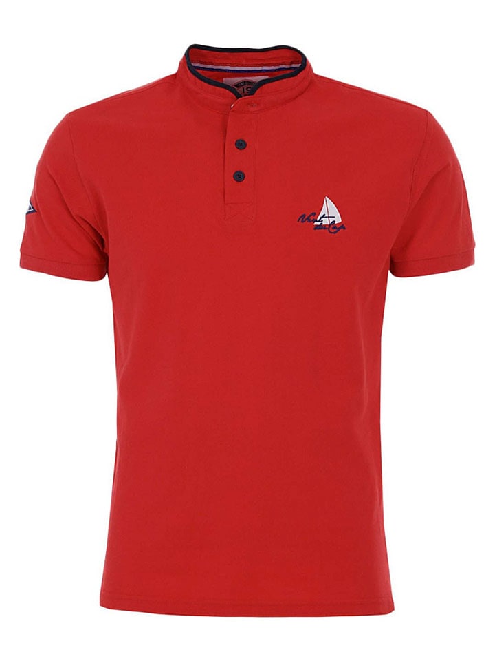 Vent du Cap Poloshirt "Carmand" in Rot - XXL