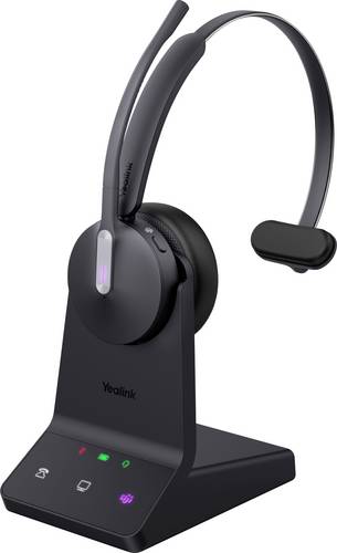 Yealink Headset WH64 Mono Teams On Ear Headset Schwarz