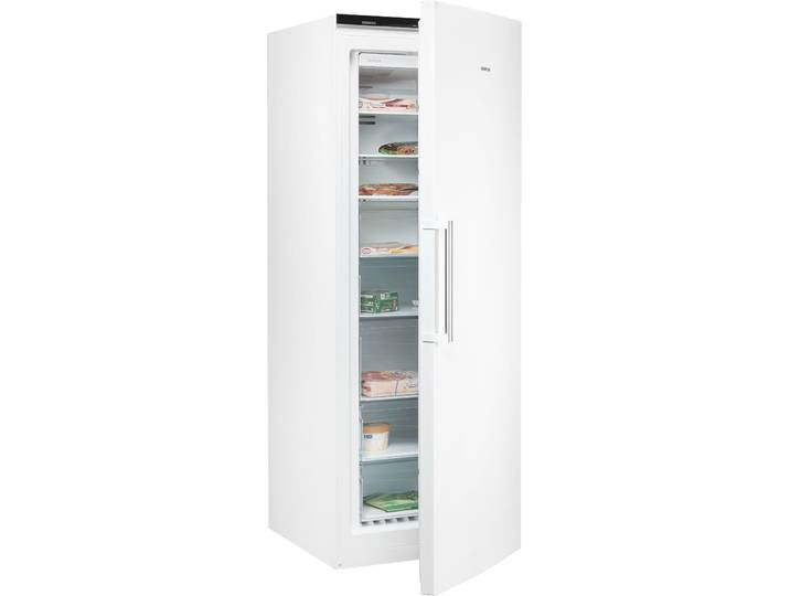 SIEMENS Gefrierschrank GS58NDWDP , Energieeffizienz: D, weiß, B:70cm H:191cm T:78cm, Gefrierschränke, Nie wieder Abtauen dank noFrost und bigBox für genügend Platz, Gefrierschrank