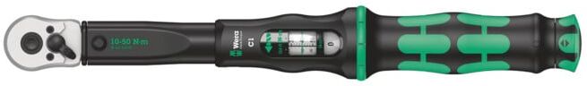 Clé dynamométrique Click-Torque Wera 1/2 po. 10 - 50 Nm (05075620001)