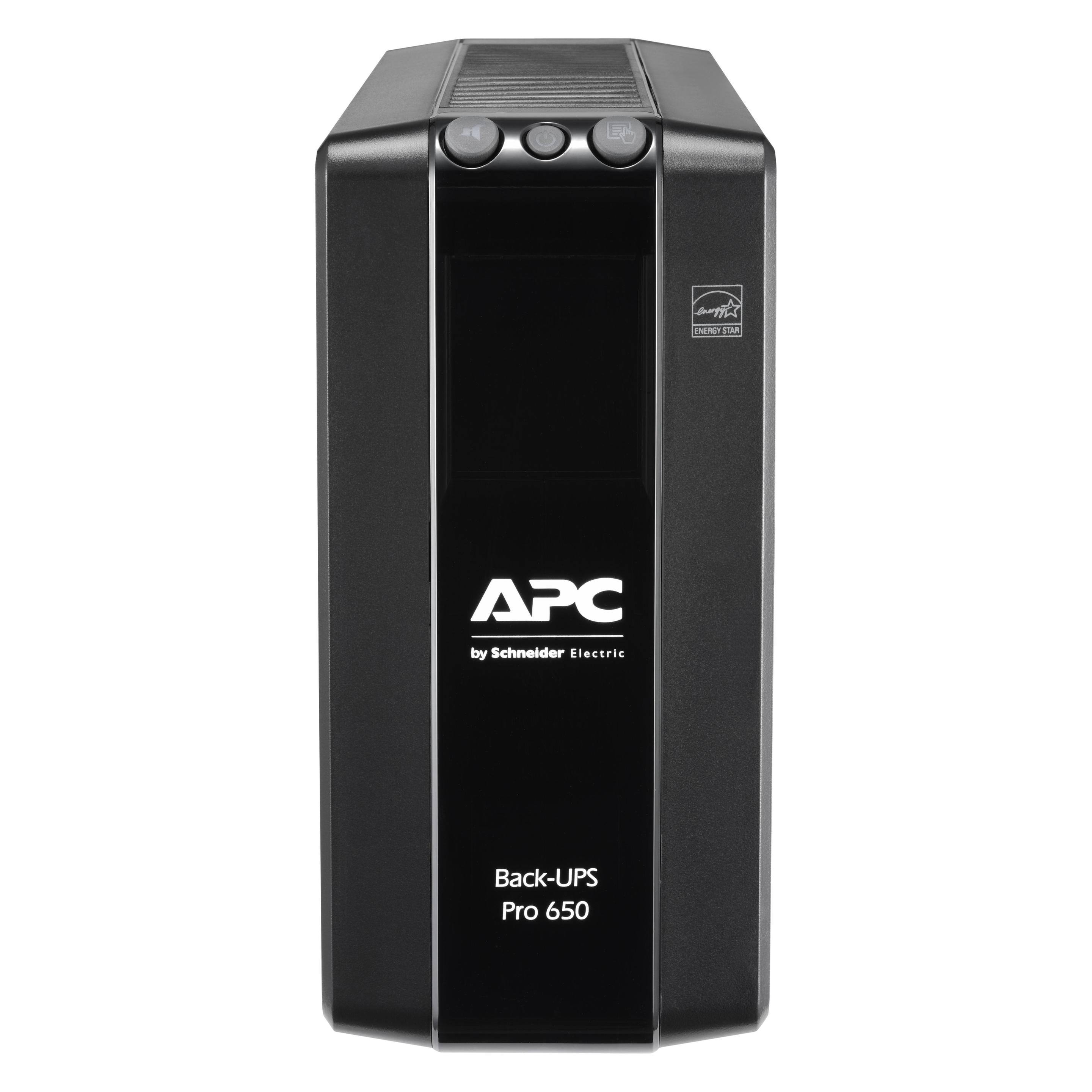 APC Back-UPS Pro (650 VA, 390 W, Line-Interaktiv USV) (BR650MI)