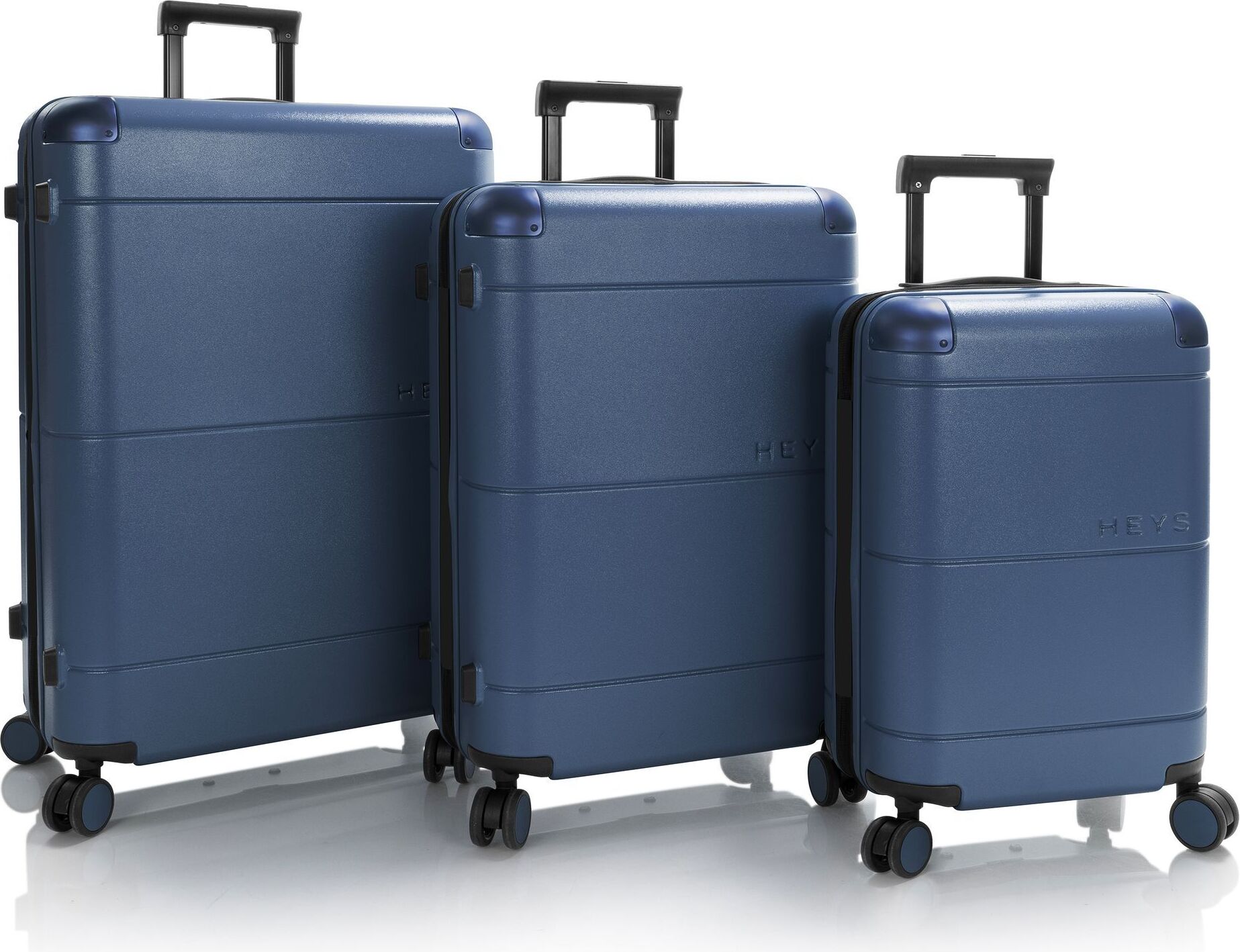 Heys Zen - 4-Rollen-Trolley Set 3tlg. erw. (navy)