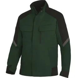 Arbeitsjacke "FRANK" - L - grün/schwarz