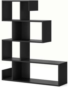 1/2 PCS S-shaped Bookshelf 5Tier Modern Geometric Stepped Bookcase