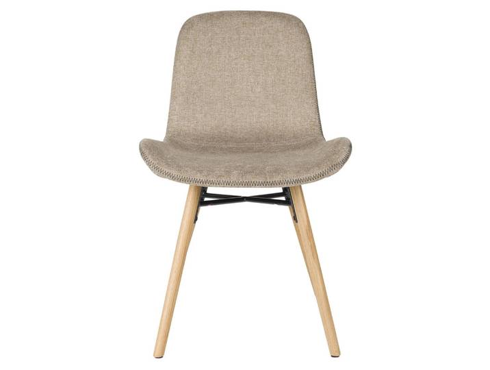 Esszimmerstuhl Lester 2er-Set – aus Polyester - Beige - Luxusbetten24