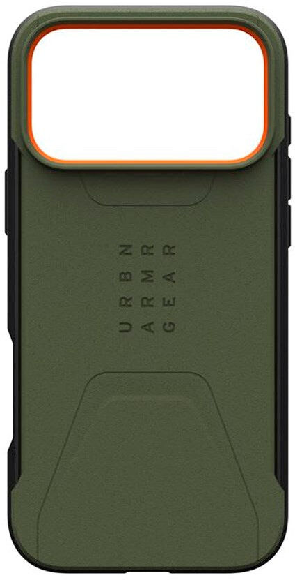 UAG iPhone 17 Pro Max Civilian Case - MagSafe Kompatibel - Grøn / Orange
