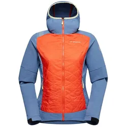 La Sportiva, Damen, Skijacke, Kap Hybrid Hoody W (L), Rot, Grau