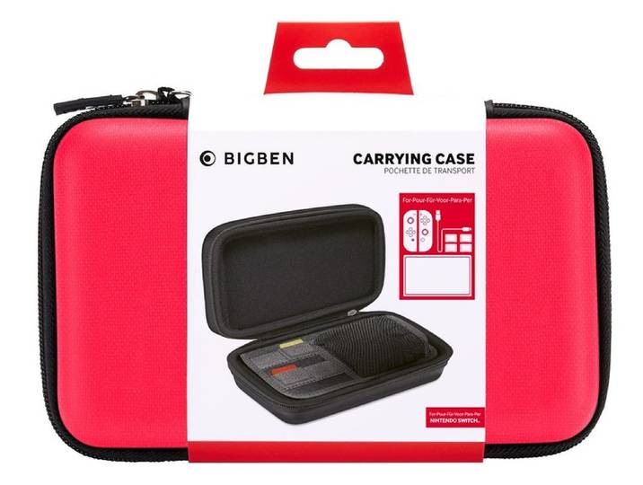 Pochette rigide revêtement textile rouge Switch (SWITCH)