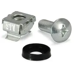 Equip M6 Käfigmuttern- und Schrauben-Satz, 20 Sets/pack