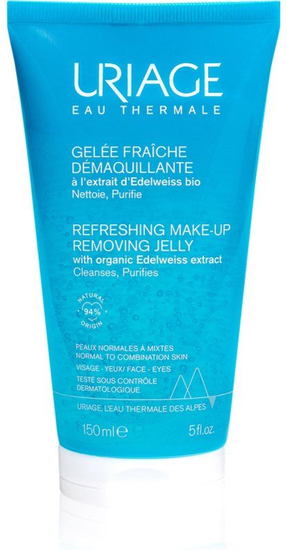 Uriage Eau Thermale Make-Up Removing Jelly refreshing cleansing gel for oily and combination skin 150 ml