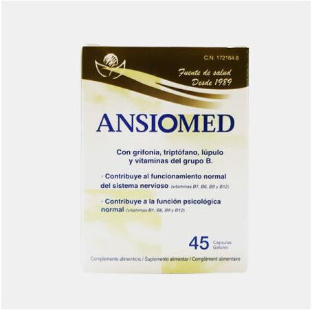 BIOSERUM ANSIOMED 45 CAPSULAS
