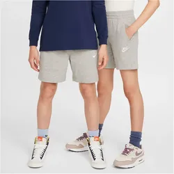 NIKE Sportswear Club Knit Sweatshorts Kinder 063 - dk grey heather/white XL (158-170 cm)