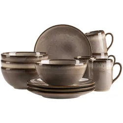 Mäser Frühstücksset, Steinzeug Smoky's